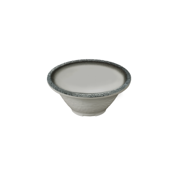 4 1/2" Pine Round Bowl - Graphite