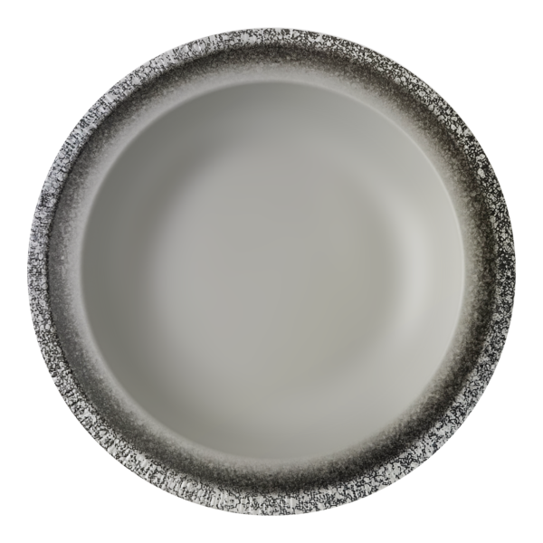 10 1/2" Pine Soup Plate - Graphite