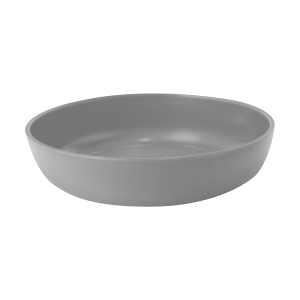 8 1/2” Deep Round Bowl - Casa Modern Pewter Grey