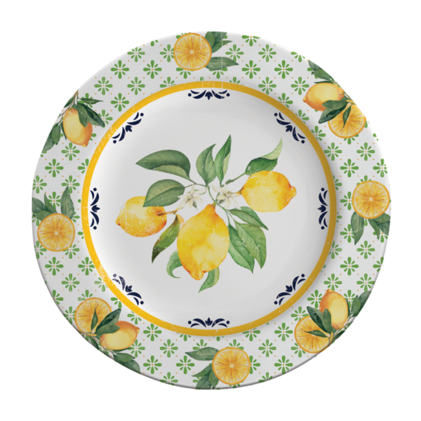 11" Rustic Round Plate - Limetta