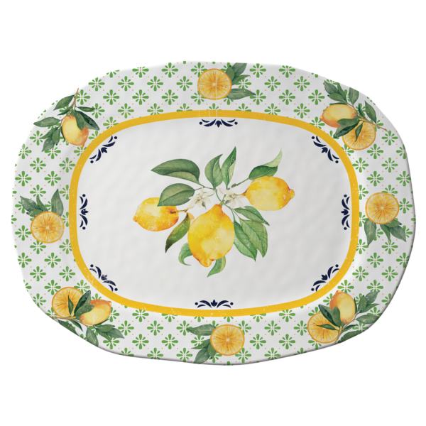12" Rustic Rectangular Platter - Limetta