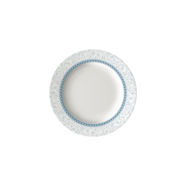 7” Round Soup Plate - Noel Blue