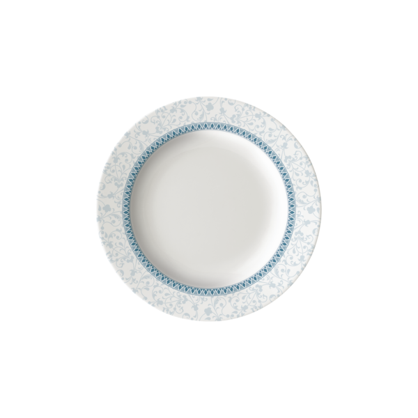 8” Round Soup Plate - Noel Blue