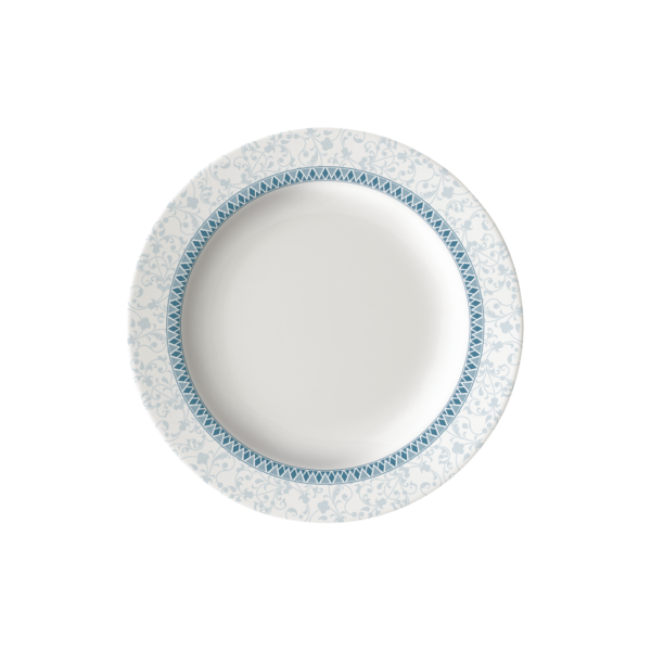 9” Round Soup Plate - Noel Blue