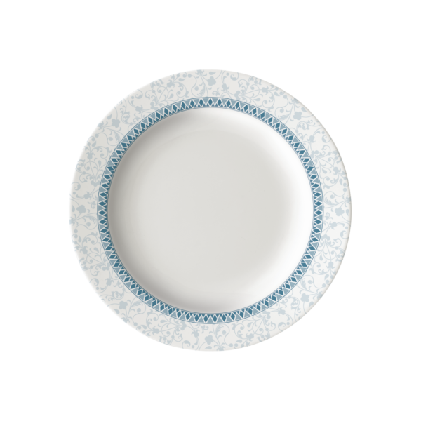 10” Round Soup Plate - Noel Blue