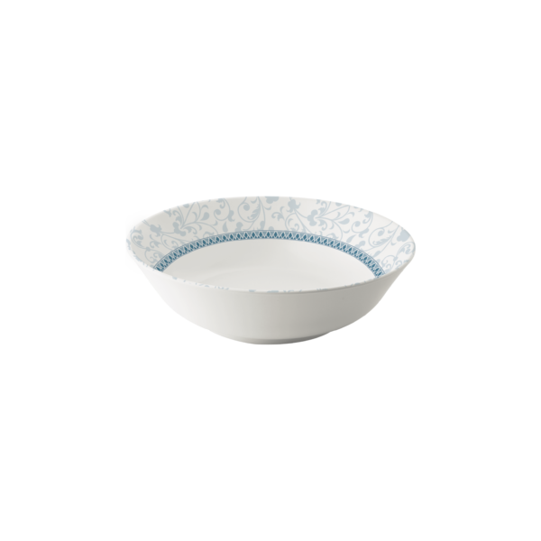8 ¼” Round Soup Bowl - Noel Blue