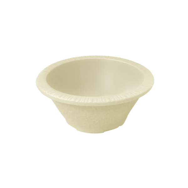 4 1/2" Pine Round Bowl - Vanilla