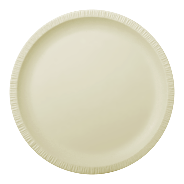 11" Pine Plate - Vanilla