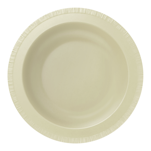 10 1/2" Pine Soup Plate - Vanilla
