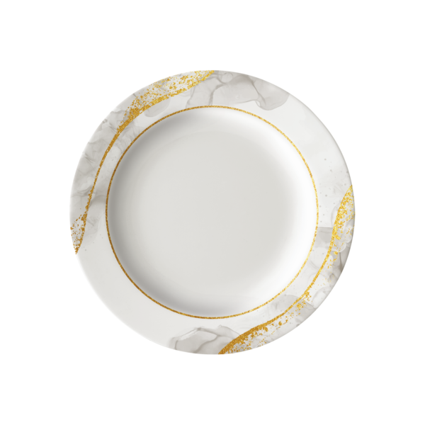 10” Round Soup Plate - Shine Pearl