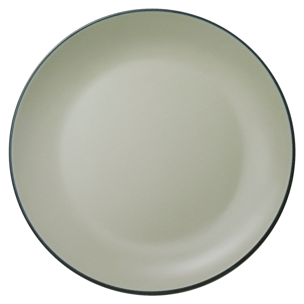10 ⅝” Round Plate - Cloudstone / Blackstone